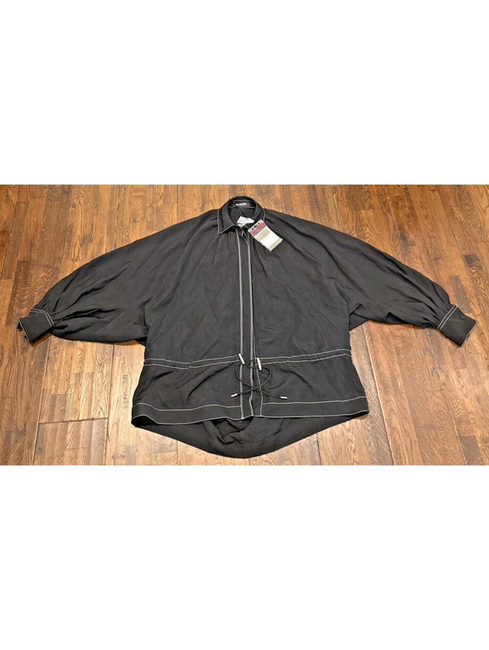 Kiko Kostadinov WOMAN Rihannon Jacket Crow Black Size 34 NWT Rare Archive
